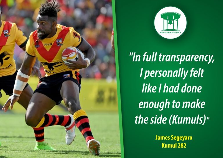 SEGEYARO’S KUMULS SERVICES NO LONGER REQUIRED